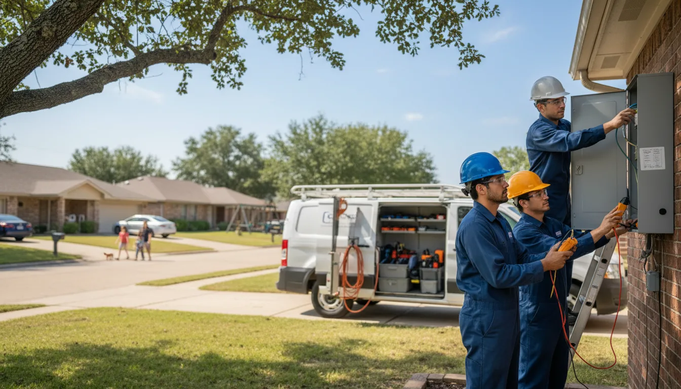 Certified electrician providing emergency electrical services in Rose Hill, KS
